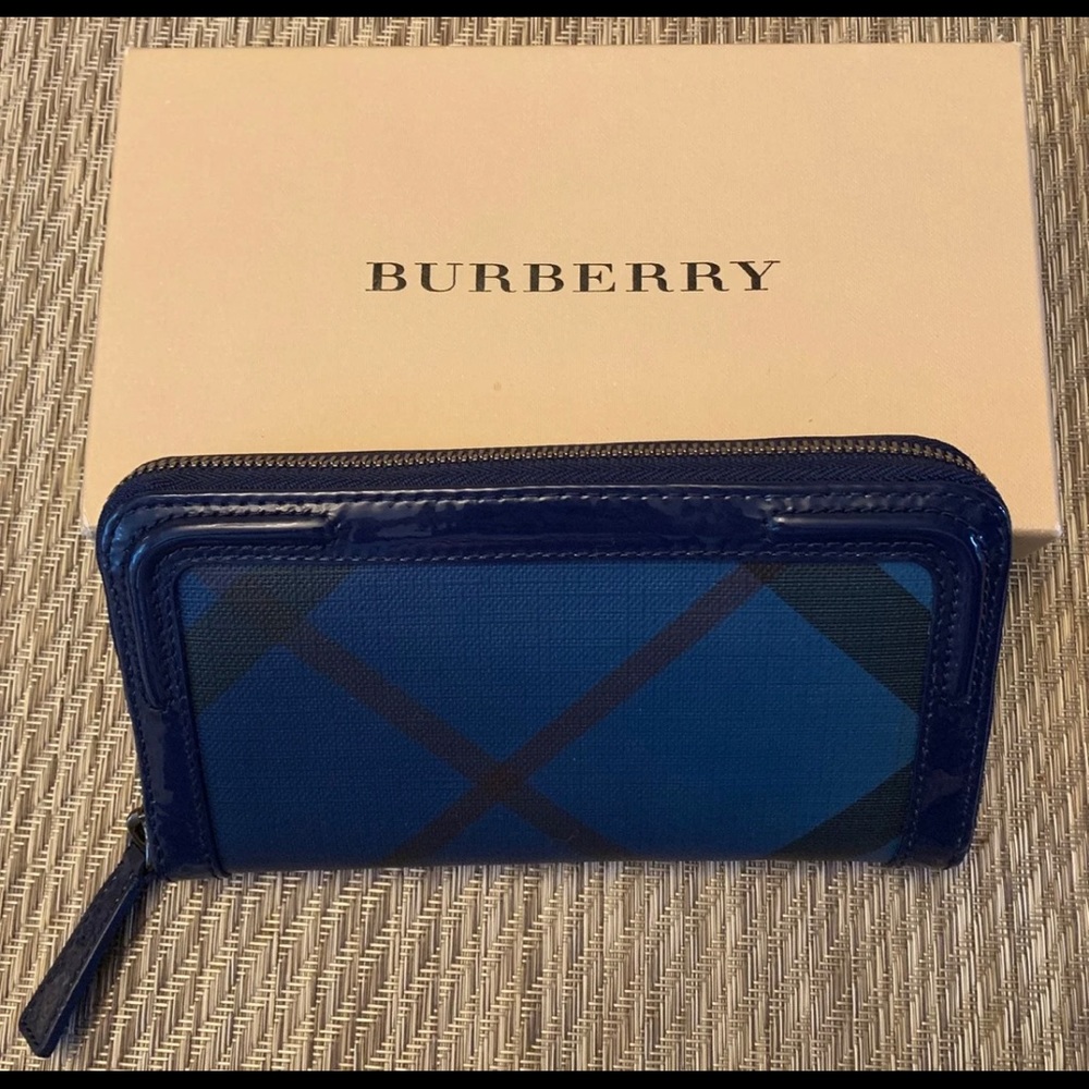 Burberry Blue Wallet